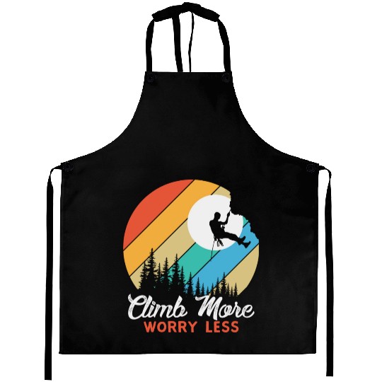 Climbing Mountaineering Climber Mountains Hiking Aprons