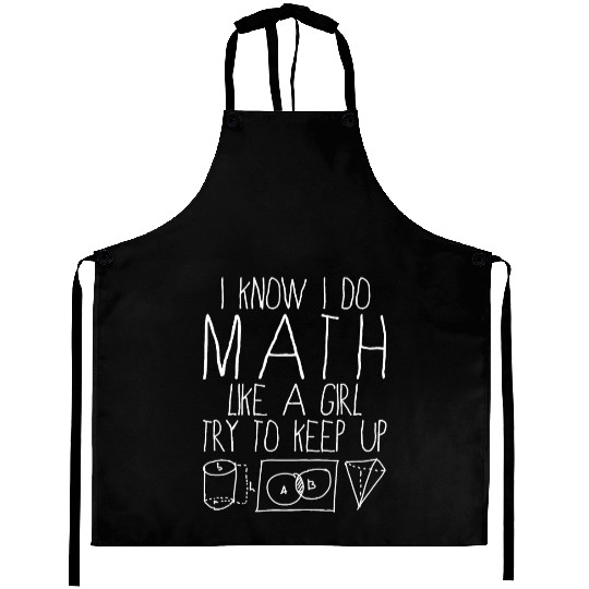 i know i do math Aprons
