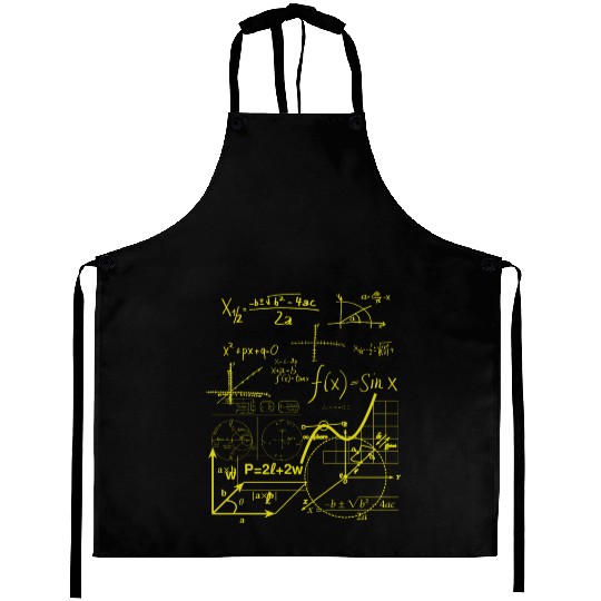 Math formula Design Aprons