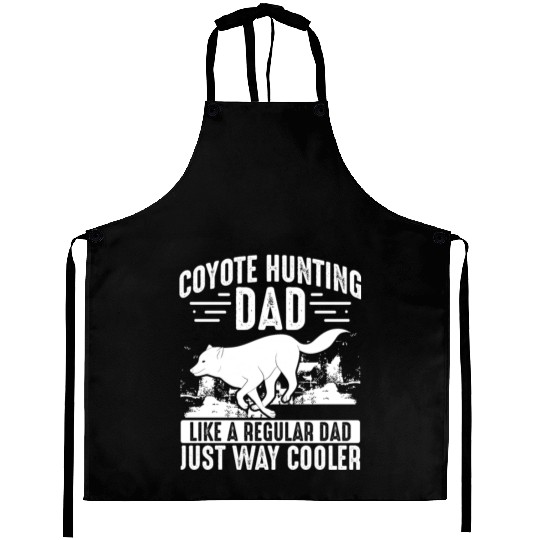 Coyote Trapping Coyote Hunting Yote Hunting Gift Aprons