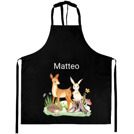 Animal deer rabbit hedgehog Matteo Aprons