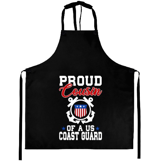 Proud US Coast Guard Cousin Aprons