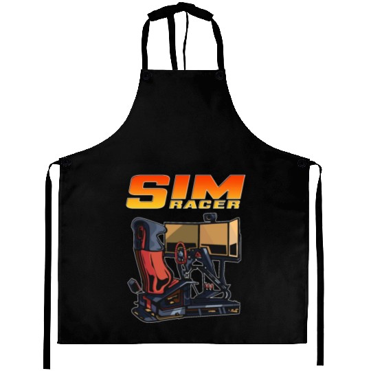 Sim Racer Driving Simulator Gamer Driver Simulator Aprons