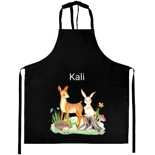 Animal deer rabbit hedgehog Kali Aprons