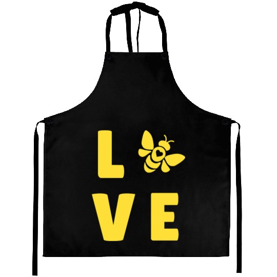 I Love Bees Save The Bees Lover Beekeeper Pullover Aprons