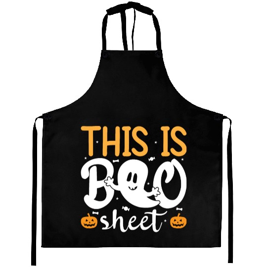 Halloween Costume - This Is Boo Sheet Ghost Aprons
