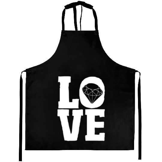 Jewelry Love Diamond Stone Jewellery Gemstone Aprons