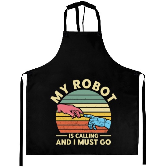 Robot Robotics Engineering Gift Aprons