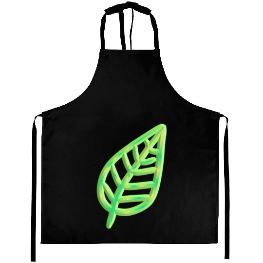 leaf icon nature green thick Aprons