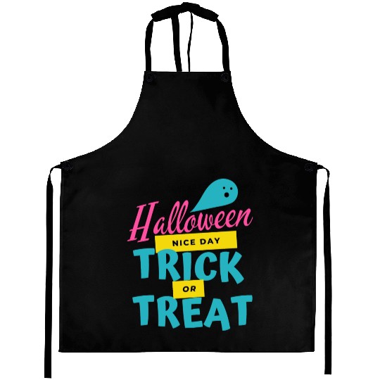 halloween trick or treat Aprons