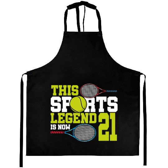 This Sports Legend Is Now 21, Tennis 21st Birthday Aprons
