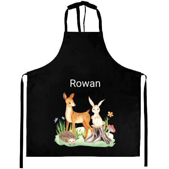 Animal deer rabbit hedgehog Rowan Aprons