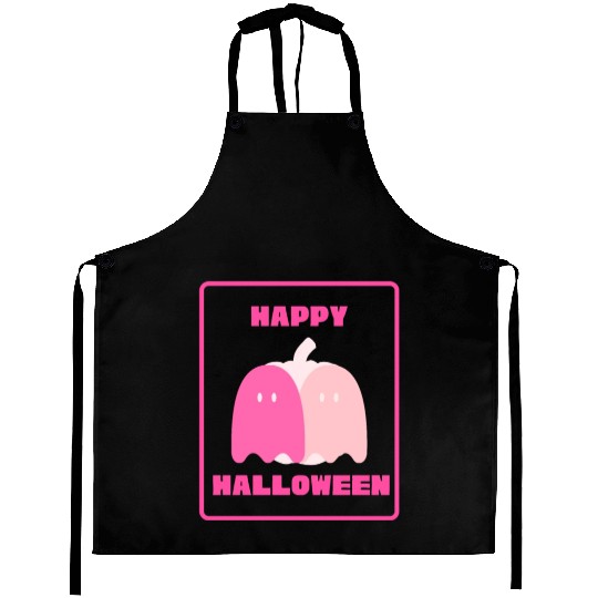 Pink Cute Halloween Aprons