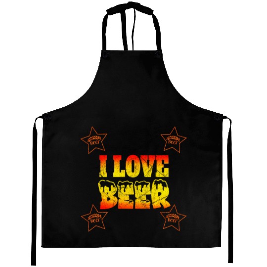 I love beer national beer lovers day Aprons