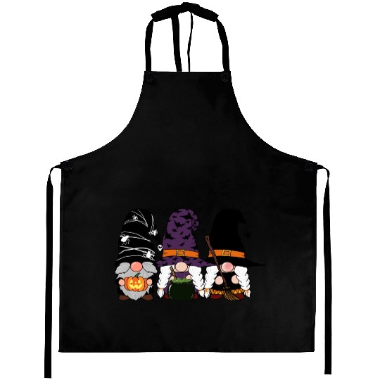 Trick or Treat Gnomes Aprons