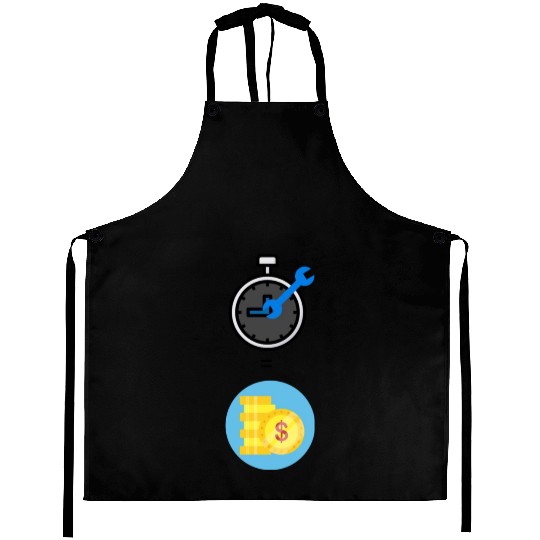 Time is money Aprons