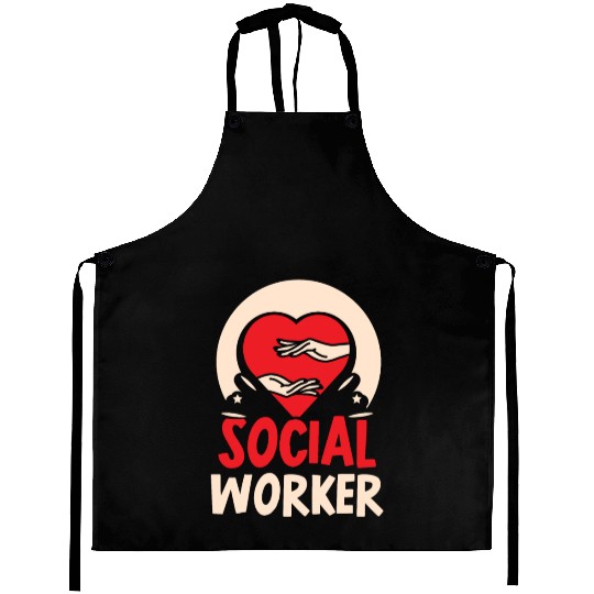 Social Worker Work Graduation Job Aprons