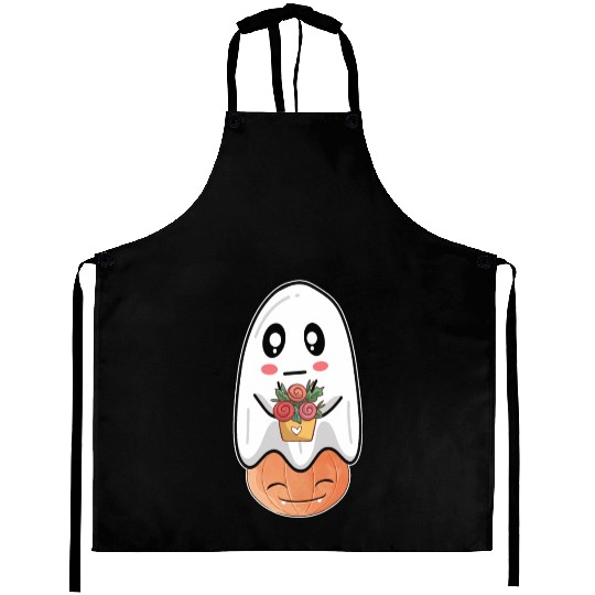Halloween Ghost Aprons, Trick or Treat Aprons