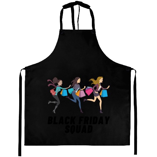 Black Friday Squad Aprons