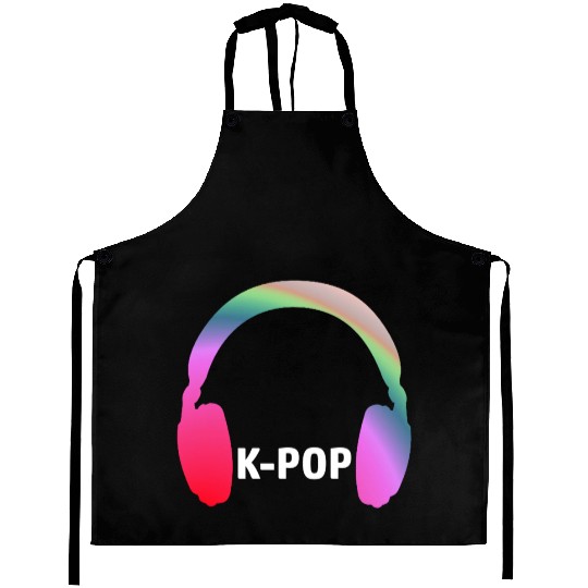 Kpop Merch Korean Pop Music K-Pop Style Headphones Aprons