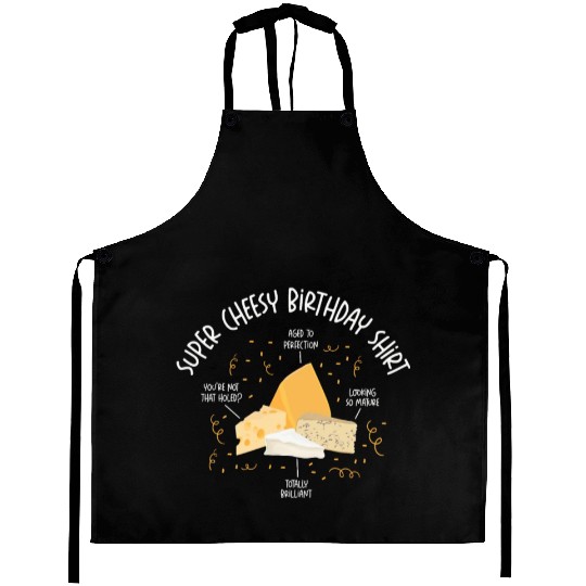 Super Cheesy Birthday Party Natal Day Cheese Aprons