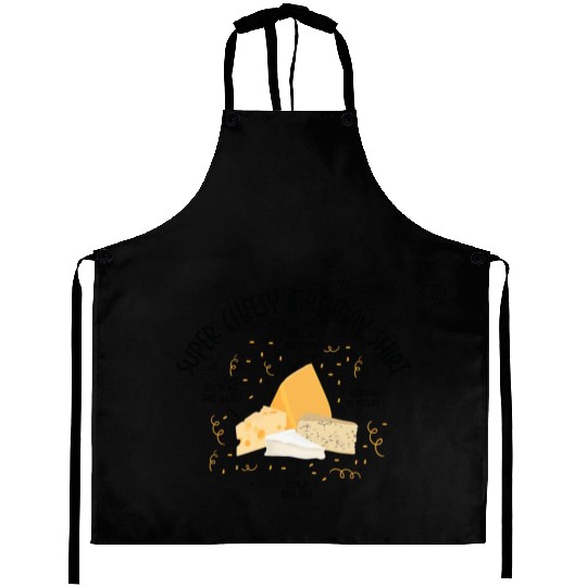 Super Cheesy Birthday Party Natal Day Cheese Aprons