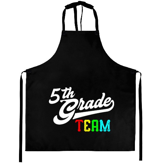 5Th Grade Team Baseball Style Teacher Team Aprons
