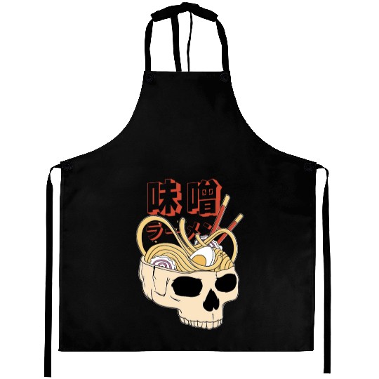 Ramen skull Aprons