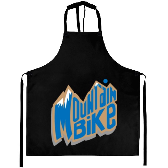 Mountain Bike Funny Aprons