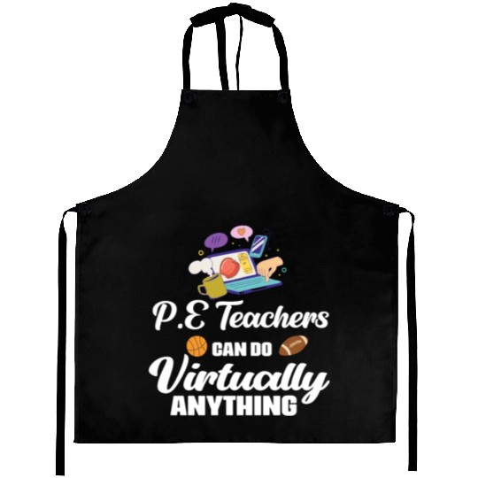 PE Teachers Virtual Phys Ed Physical Education Aprons