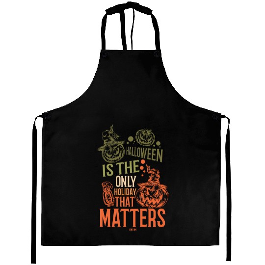 Halloween Horror Pumpkin Party Aprons