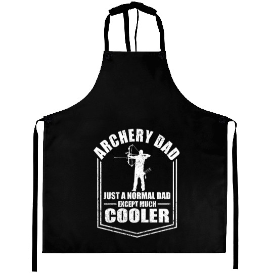 Archery Dad Normal Dad Except Cooler Fathers Day Aprons