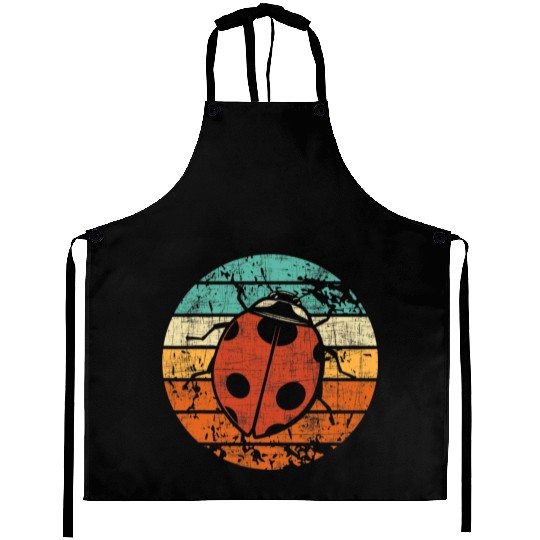 Retro Vintage Ladybug Animal Insect Lover Ladybird Aprons