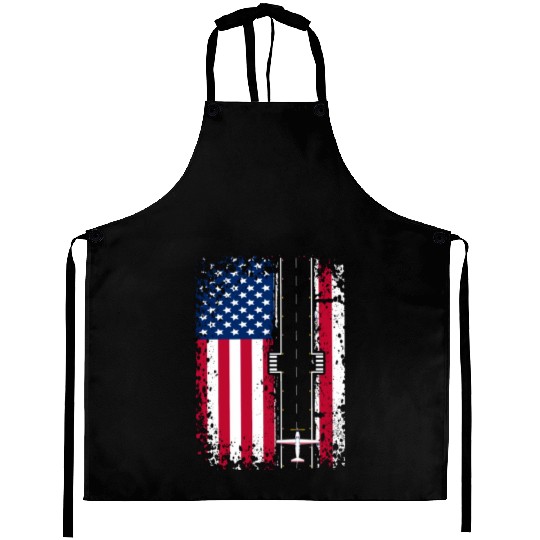 Patriotic Aviation Flight Us Flag Best Pilot Aprons