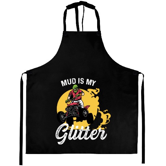 Mud is Glitter Fearless or Brave Gift Aprons