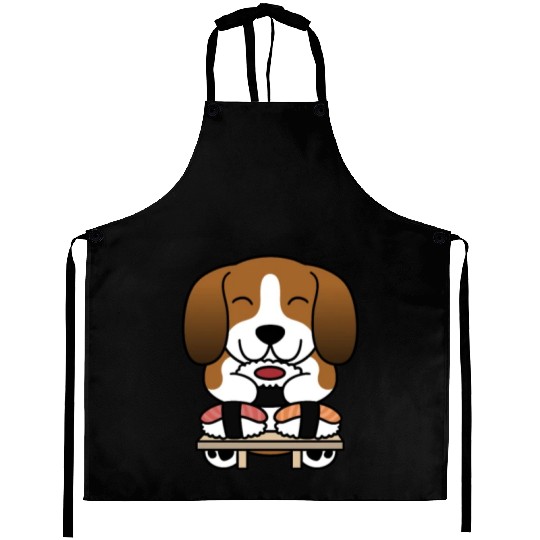 Sushi Lover Basset Hound Aprons