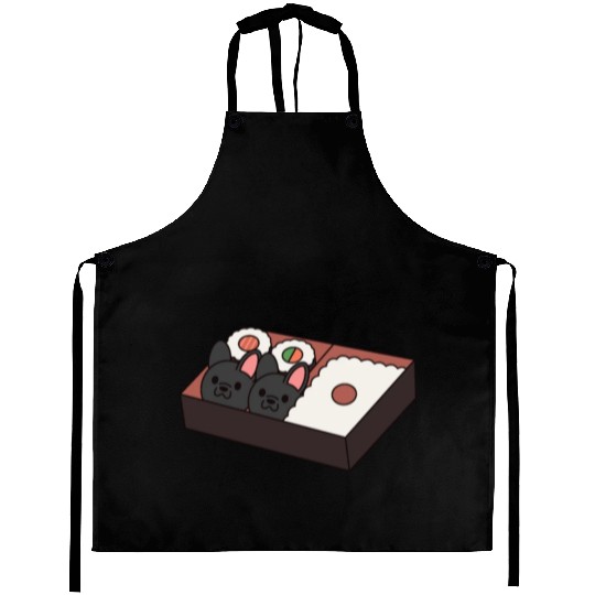Sushi Bento Box French Bulldog Aprons