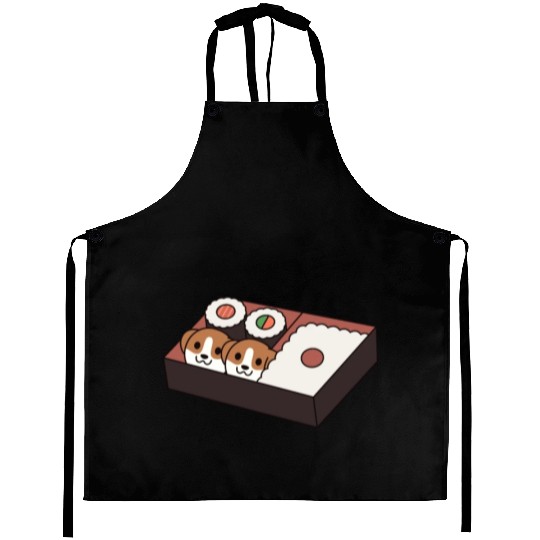 Sushi Bento Box Beagle Aprons