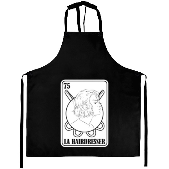 Hairdresser Hairstylist Card Aprons