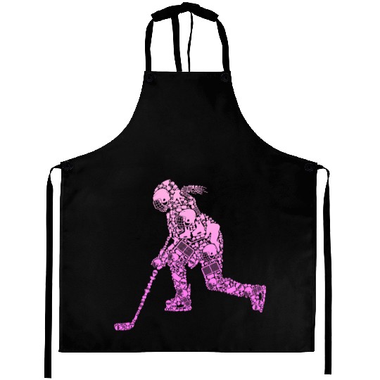 Ice hockey hockey player girl girl Aprons