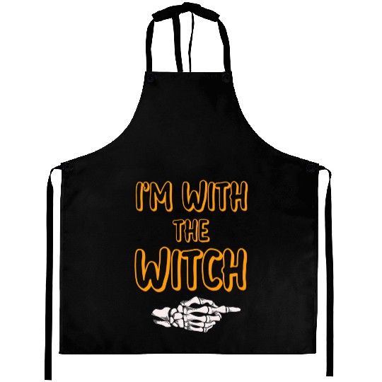 I'm With The Witch Aprons