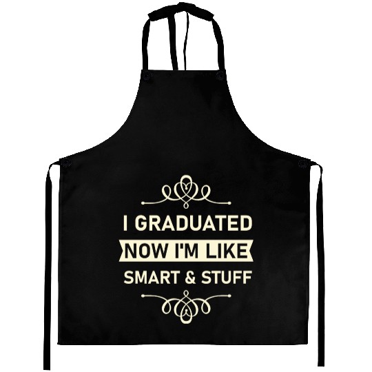 Funny College High School Graduation Gift Senior Aprons