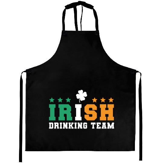 Irish Flag Shamrock St. Patrick's Day - Irish Aprons