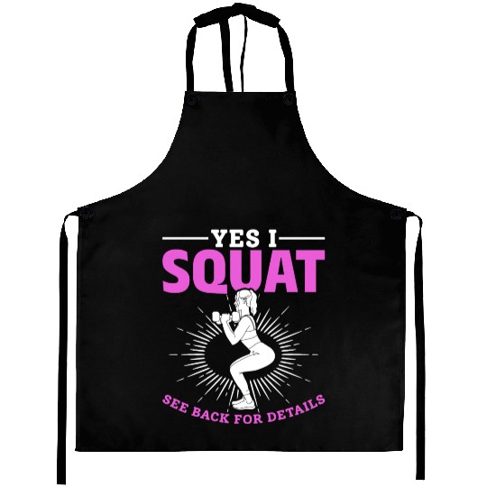 Women Squat Weightlifting Gym Workout Aprons