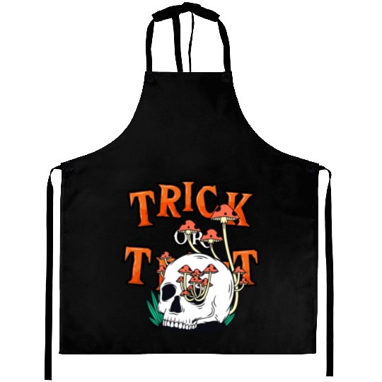 Trick or Treat People With Kindness Skeleton Hallo Aprons
