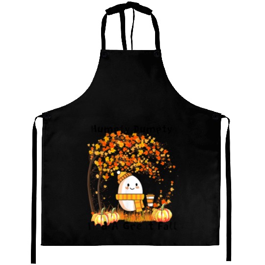 Humpty Dumpty Had A Great Fall Thanksgiving Autumn Aprons
