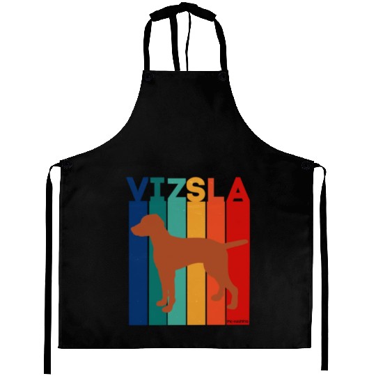 Vizsla Rainbow Square Aprons