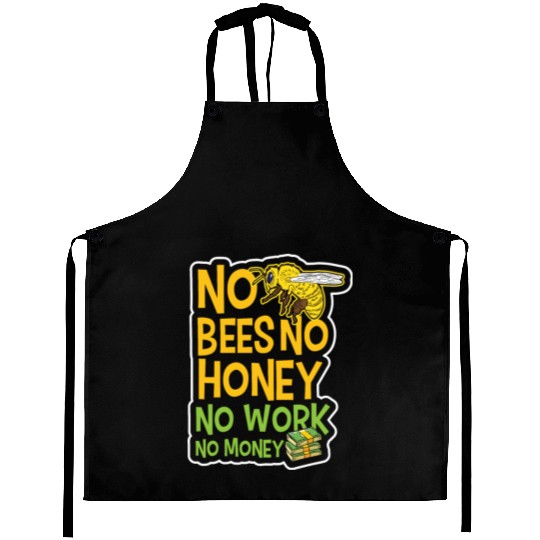 No Bees Honey Beekeeping Birthday Gift Aprons