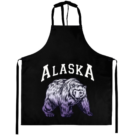 Alaska Gift USA Natur Bär Denali Grizzly Wald Aprons