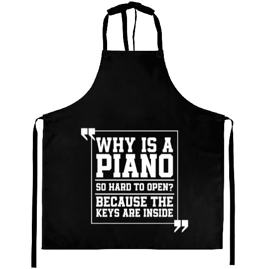 Music Teacher Piano Aprons